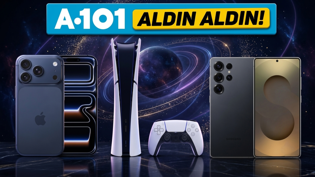 A101'de Teknoloji Şöleni: PlayStation 5 Slim, iPhone 17 Pro ve Galaxy S25 Ultra Satışta!